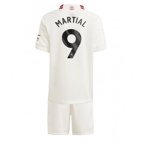 Maillot de foot Manchester United Anthony Martial #9 Troisième enfant 2023-24 Manches Courte (+ pantalon court)
